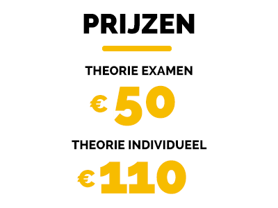 Theorie prijzen tabel Theorie prijzen tabel